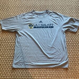 Adidas LA Galaxy Gray Training Tee